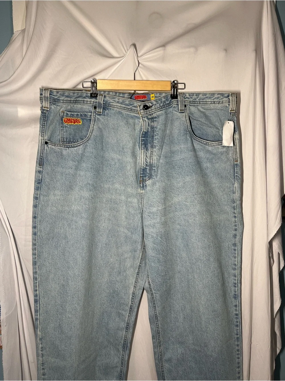 Zumiez Light Blue Relaxed Fit Men's Jeans
